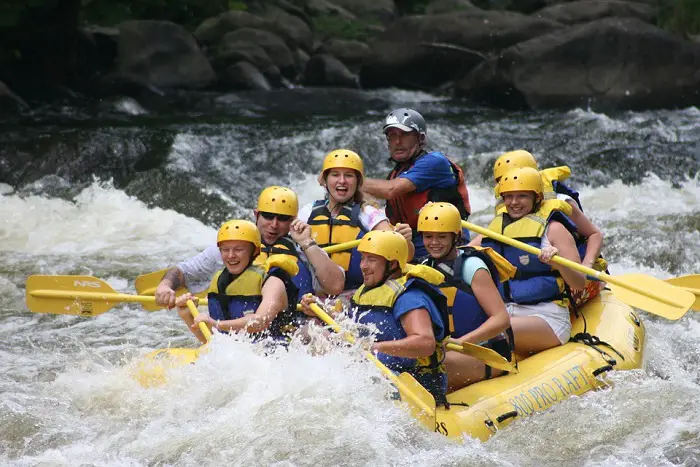1. river rafting