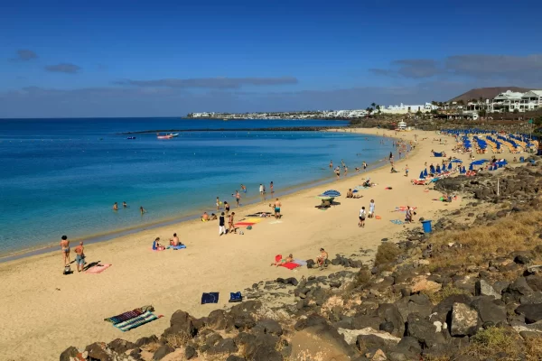 playa dorada beach in lanzarote