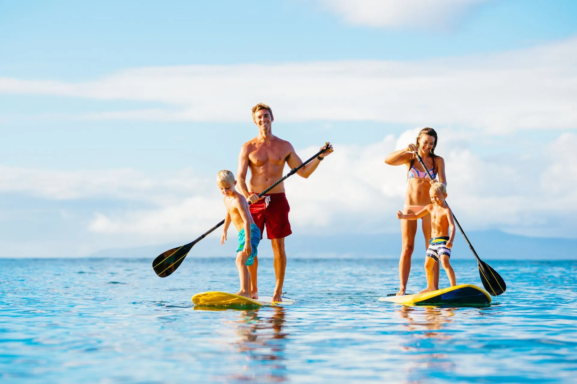 paddle boarding is one of the many things to do in playa blanca for families lanzarote