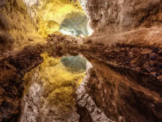 Cueva de las Verdes is a unique place to visit in Lanzarote