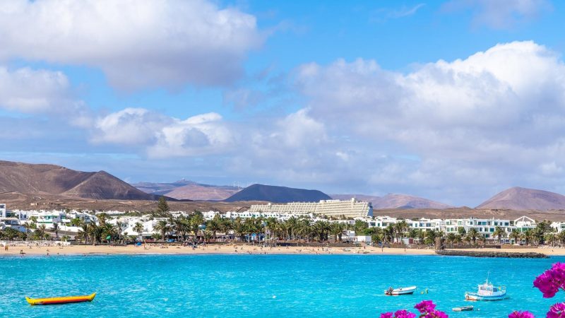image of coastline of lanzarote showing what is costa teguise like
